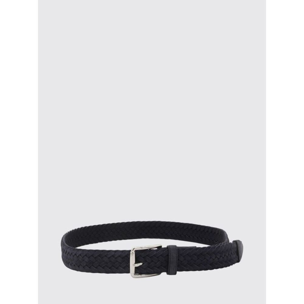 Tod's Men Tod's Suede Leather Belt With Metal Buckle